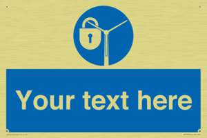 Custom mandatory lock rotor blades